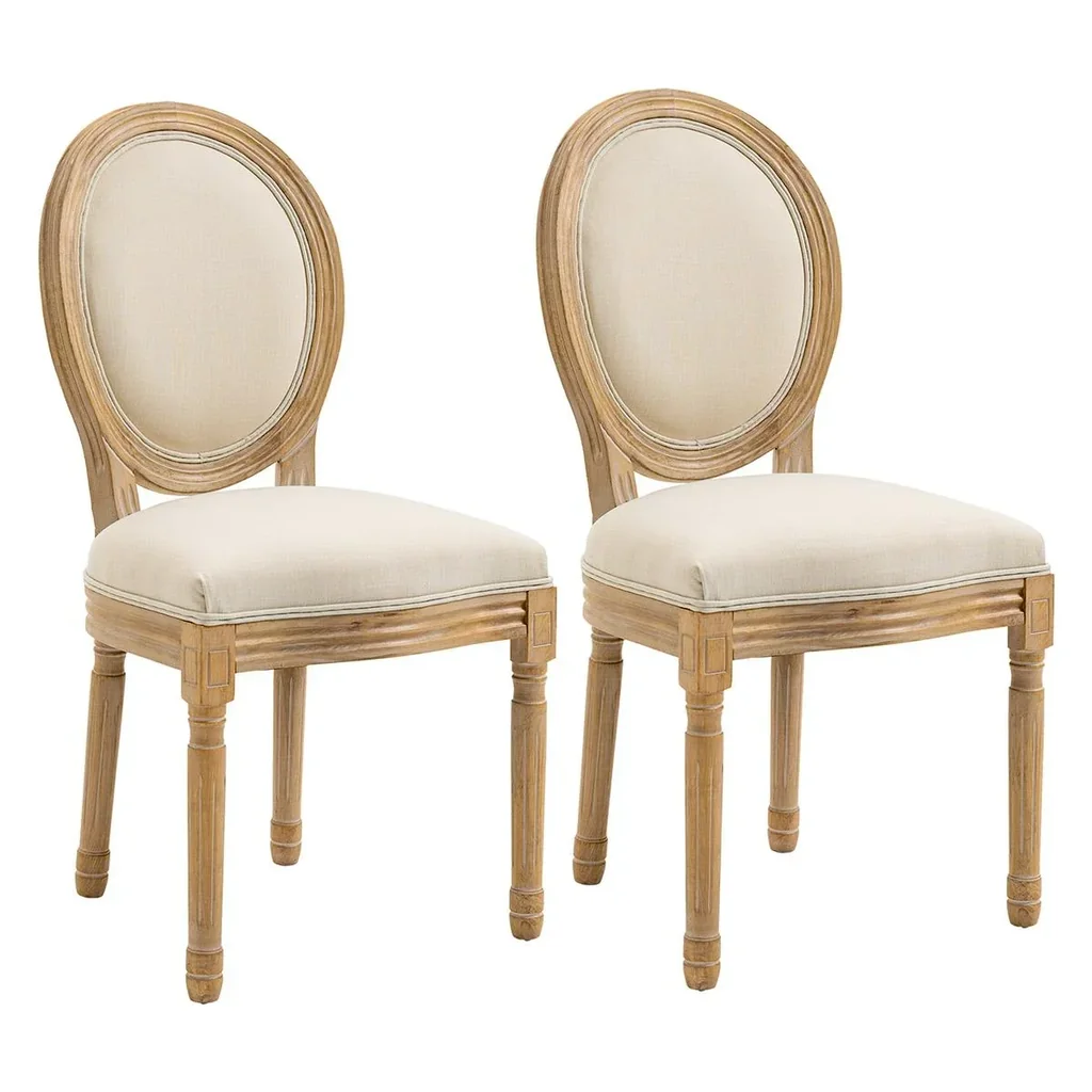 2er-Set Esszimmerstühle 49 cm x 56 cm x 96 cm