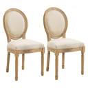 2er-Set Esszimmerstühle 49 cm x 56 cm x 96 cm