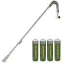 Campingaz GT2000PZ Unkrautbrenner mit Piezo-Zündung und 4 zusätzlichen Gasflaschen