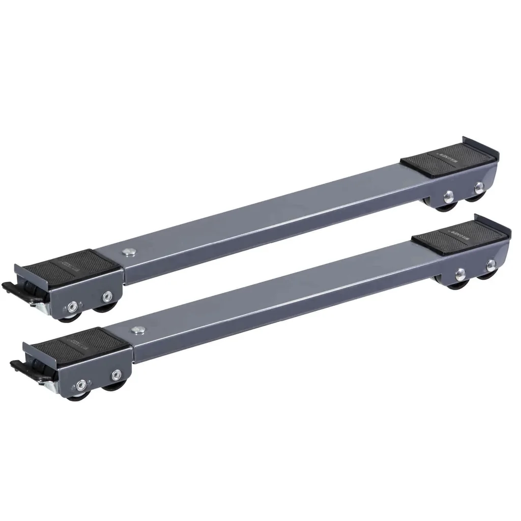Transportschiene MM 1199 2 teilig, 45-70 cm, ausziehbar, 12 Bockrollen Ø 30 mm, Feststeller, Tragkraft 500 kg