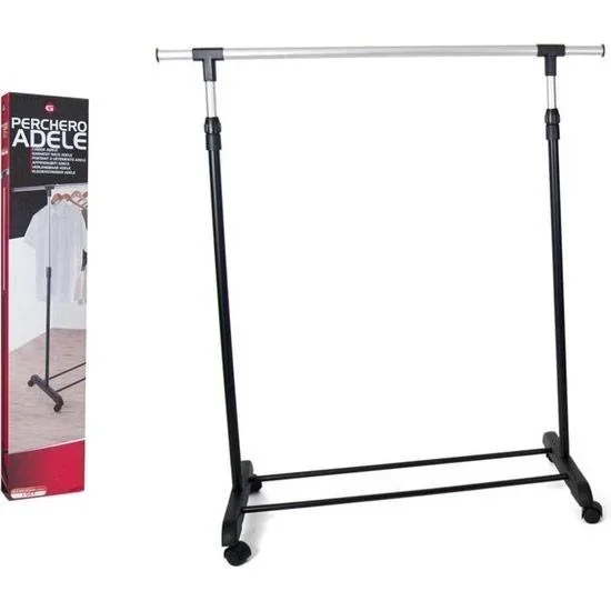 Gerimport Adele Mobiler Wäscheständer 100X170 - Edelstahl