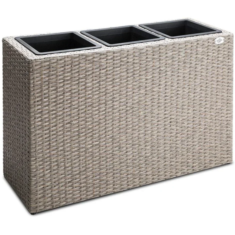 Stehender Blumentopf creme 83x30,5x60cm