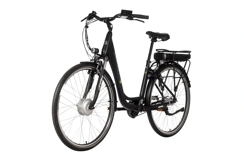 Unisex City E-Bike 28 Zoll, Rahmenhöhe 50 cm, 7-Gang Nabenschaltung, schwarz matt, München