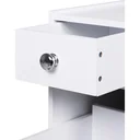 Schubladenschrank schmal weiß