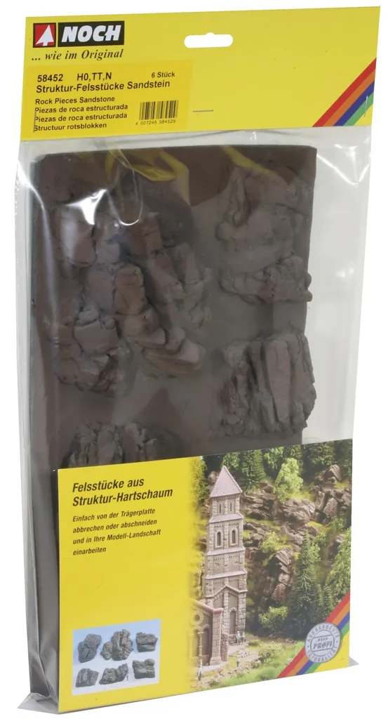 Felsstücke Sandstein