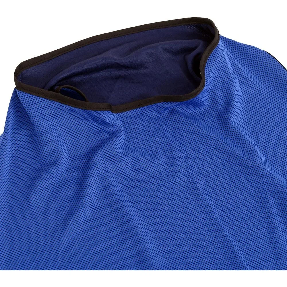 Hunde Kühlweste Kühljacke Cooling Vest schnelle Abkühlung Polyester Blau Ø56 x 60 cm