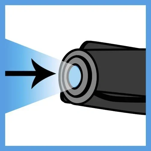 Reparaturstift 5 g PW für Laminat inklusive blauem LED-Licht, Kirsche