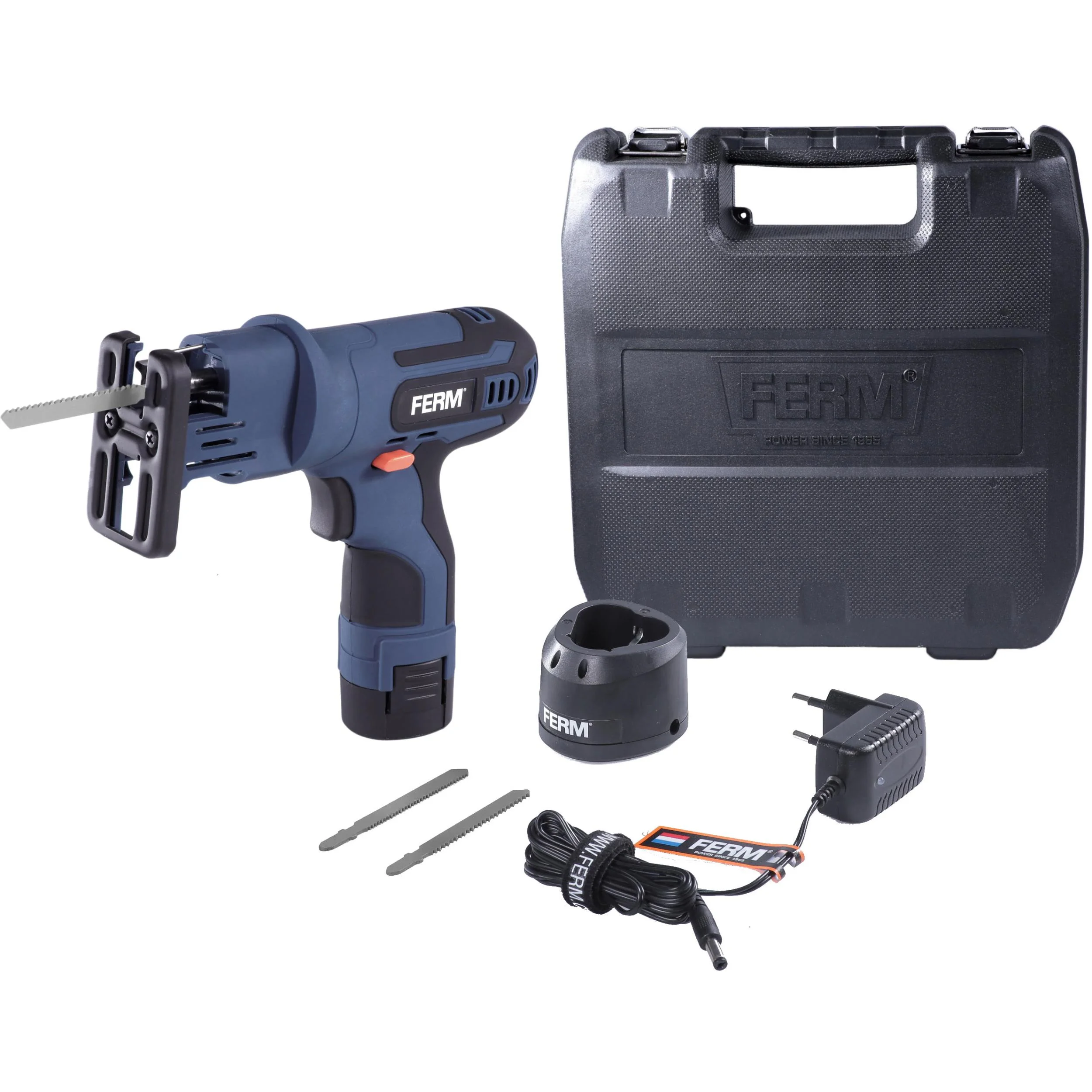 JSM1026 Li-Ion Akku-Stichsäge - 12V/1.5Ah - Inkl. 2 Sägeblätter, Ladegerät und Aufbewahrungskoffer