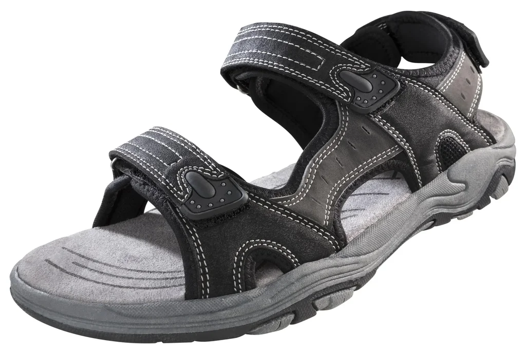 Sandale, Farbe schwarz, Gr.46