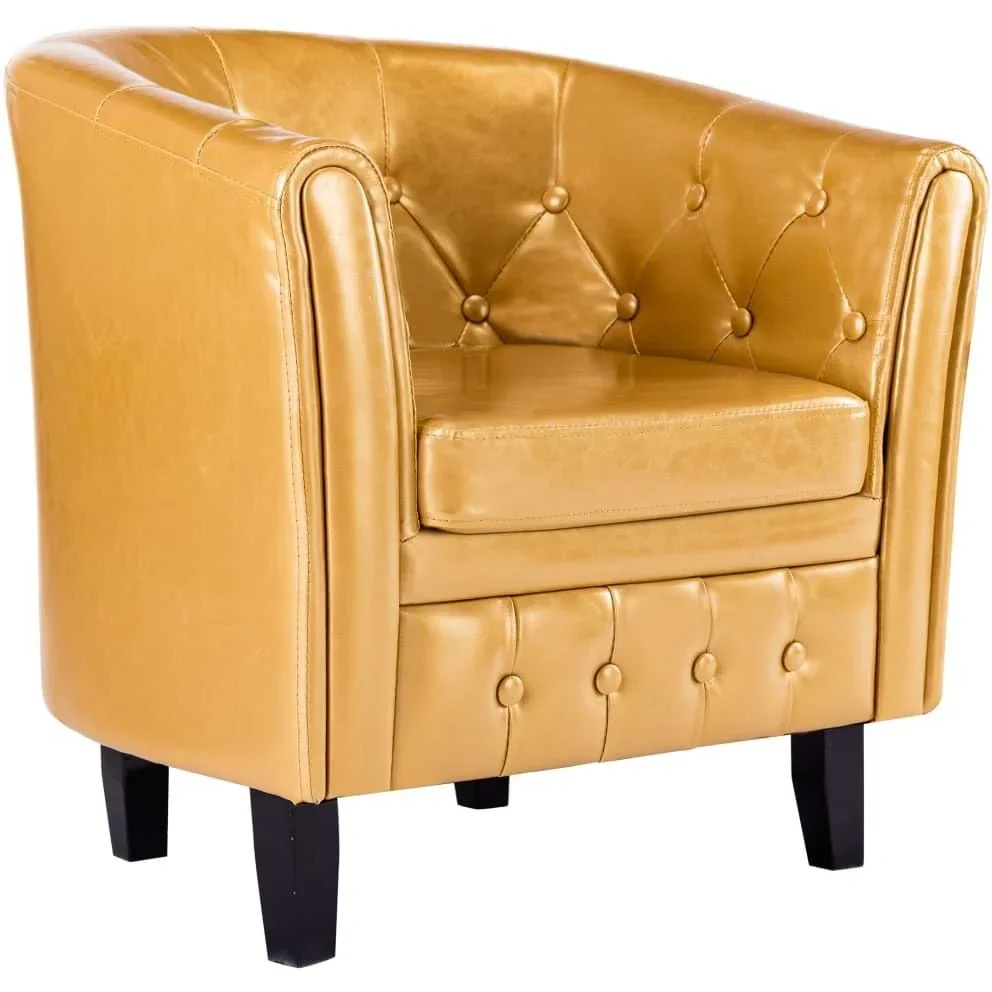 Schalensitz Kunstleder gold