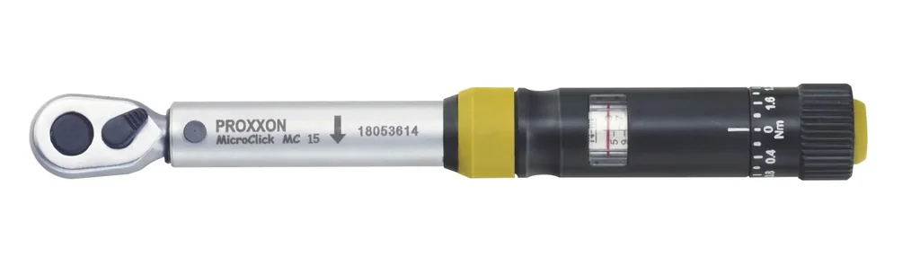 MicroClick-Drehmomentschlüssel MC 15, 3 - 15 Nm, 1/4"