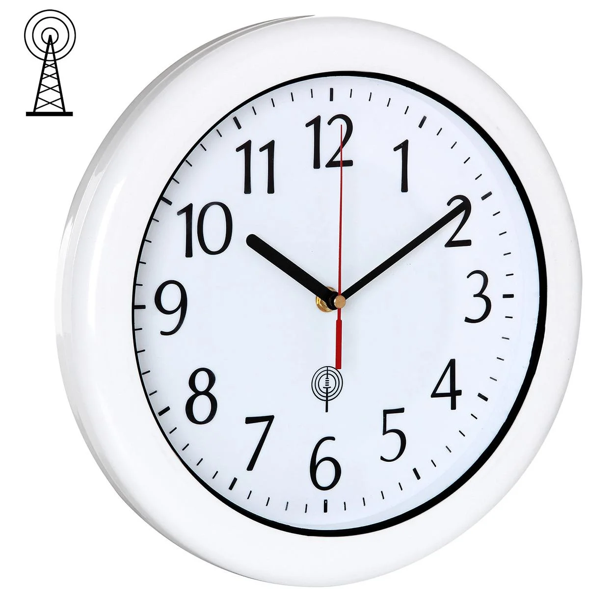 Wanduhr - Wasserdicht - 33cm - Weiß