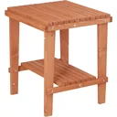Holzhocker Beistelltisch Blumenständer Kinderstuhl Schemel Allzweck Tannenholz Natur 50 x 50 x 60 cm