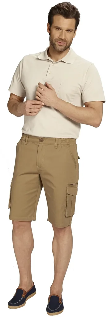 Cargoshorts mit Dehnbund, Farbe sand, Gr.54