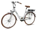 Damen E-Bike, 28 Zoll, Rahmenhöhe 50 cm, 3-Gang Nabenschaltung, weiß, City Bike "ComfortLine"