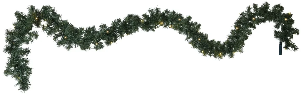 LED-Tannengirlande für den Außenbereich, 2,5 Meter, warmweiße LEDs