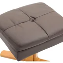 Relaxsessel Fernsehsessel mit Hocker Liegefunktion Braun