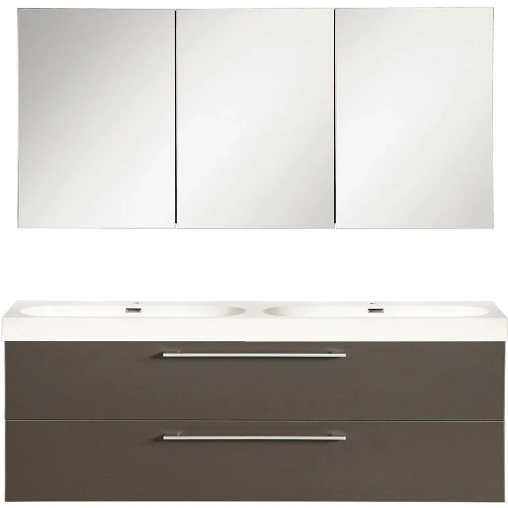 Shallow Badezimmermöbel 120cm - anthrazit