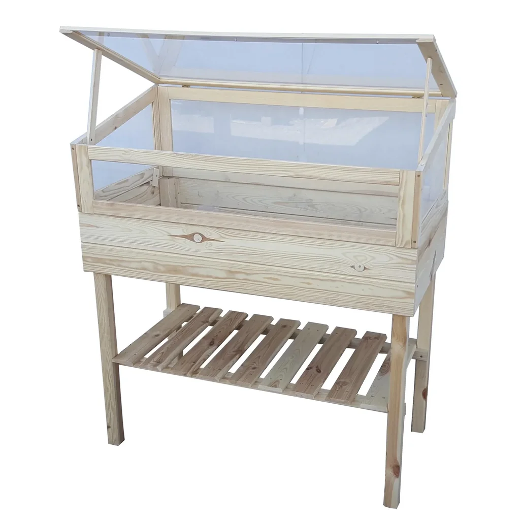 Kräuterbeet mit Aufsatz natur