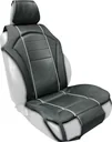 Premium Sitzauflage, Lederlook schwarz