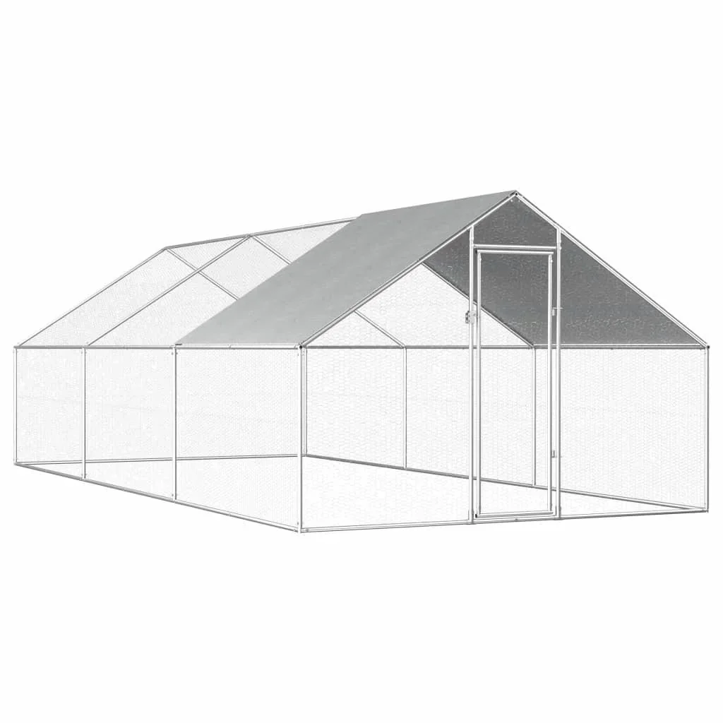 Außenstall für Hühner 2,75x6x1,92
