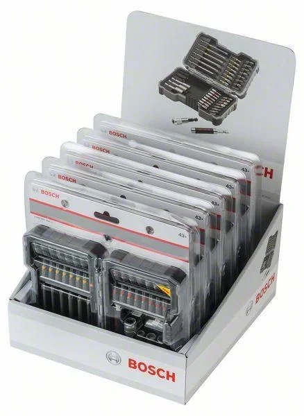 Schrauberbits- und Steckschlüssel-Set, mit Quick Change-Universalhalter und Universalmagnethalter, 43-teilig