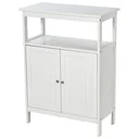 Badezimmerschrank mit 1 offenem Regal, weiß