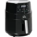 Heißluftfritteuse ohne Öl 4,5 L 1500W Airfryer mit 8 voreingestellte Modi LED-Display Antihaftbeschichteter Korb für ges