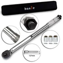 Werkzeug 1/2 Zoll Drehmomentschlüsselsatz im Koffer - 17, 19, 21 mm - 12,7 cm Länge