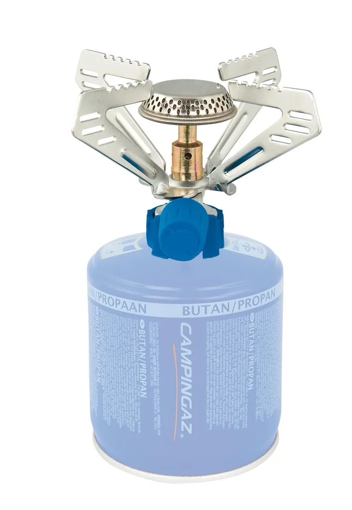 Camping Micro Plus, Gaskocher für Stechkartuschen, mit Easy Clic  Plus-System, kompakte und leichte Ausführung