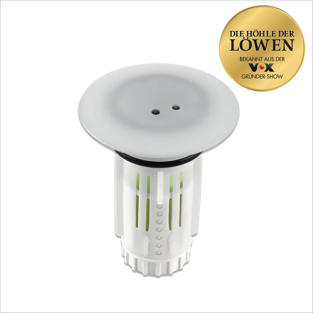 Abfluss-Fee LED-Abflussstopfen 4,5V weiß/chrom