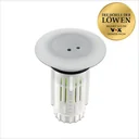 Abfluss-Fee LED-Abflussstopfen 4,5V weiß/chrom