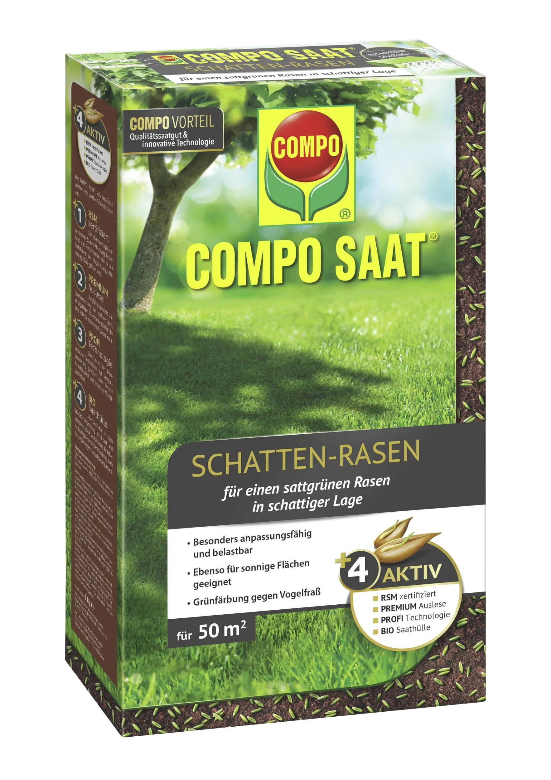 Saat Schattenrasen - 1000 g, für 50 m²