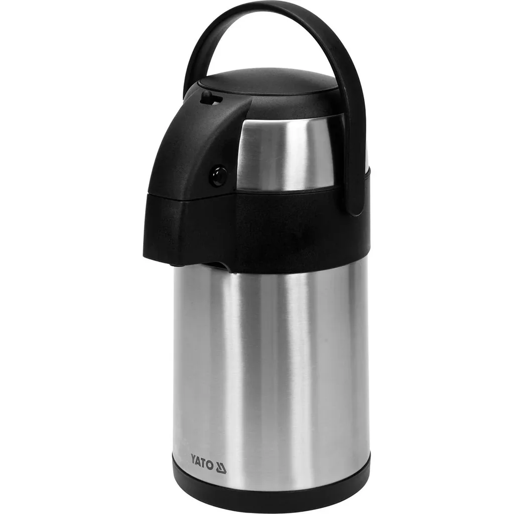 Thermoskanne mit Anti-Tropf-Schutz - 2,2L - Edelstahl