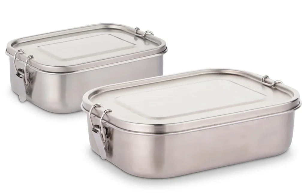 Vesperdose 1200 ml Edelstahl