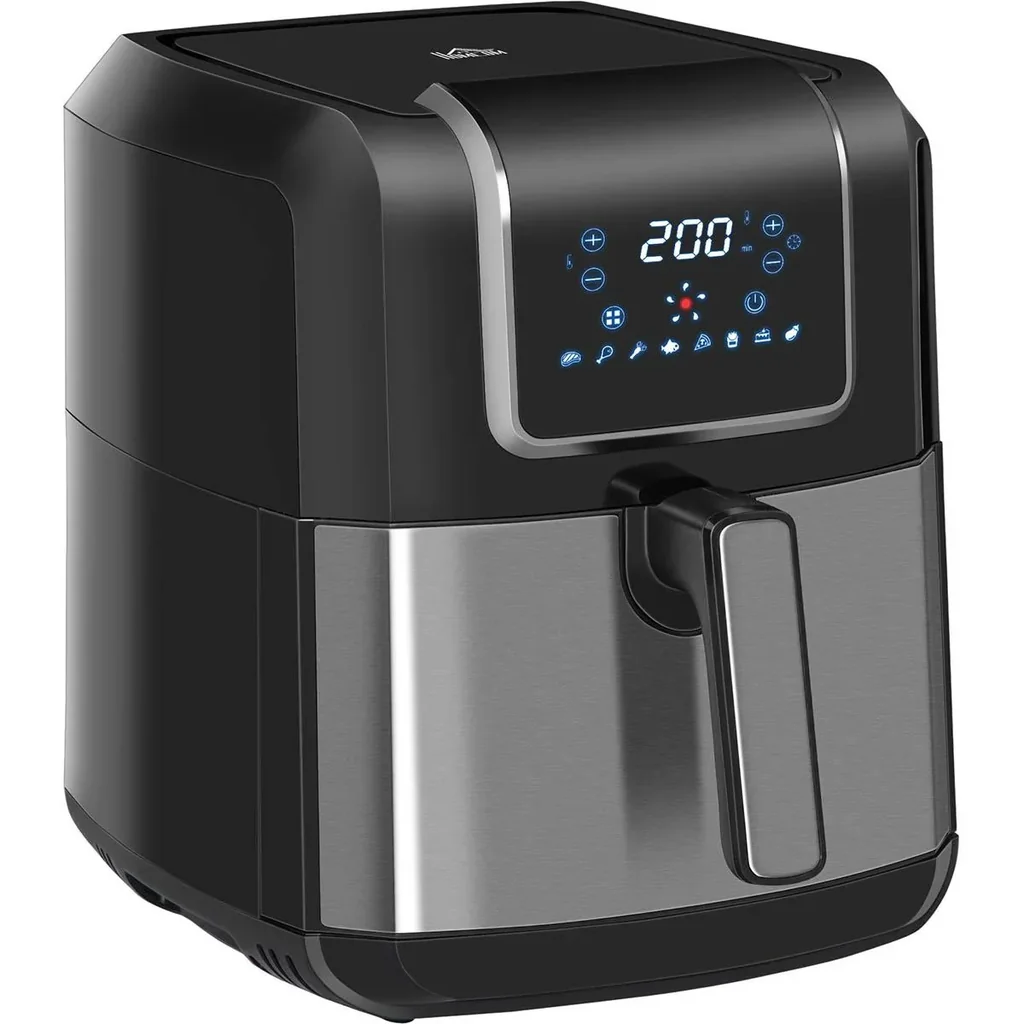 Heißluftfritteuse - 1700W - 6,5 Liter - Schwarz/Grau - 36,5 x 29 x 33,8 cm