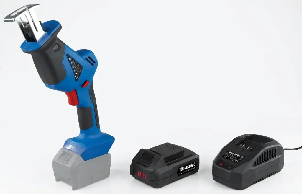 Akku Säbelsäge 18 Volt Li-Ion ASS18E inclusive Akku 1,5 Ah und Ladegerät