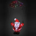 Weihnachtsfigur - 20CM MIT Lichtern Weihnachtsmann mit Fallschirm