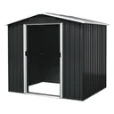 Gerätehaus Düsseldorf II 65, Schiefer/Creme