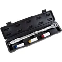 Hanse Werkzeuge Drehmomentschlüssel 3 Steckschlüsseleinsätze 17/19/21 - 40 bis 210 nm - 1/2 Zoll