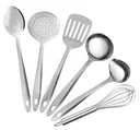 Küchenhelfer-Set, Edelstahl, 6-teilig