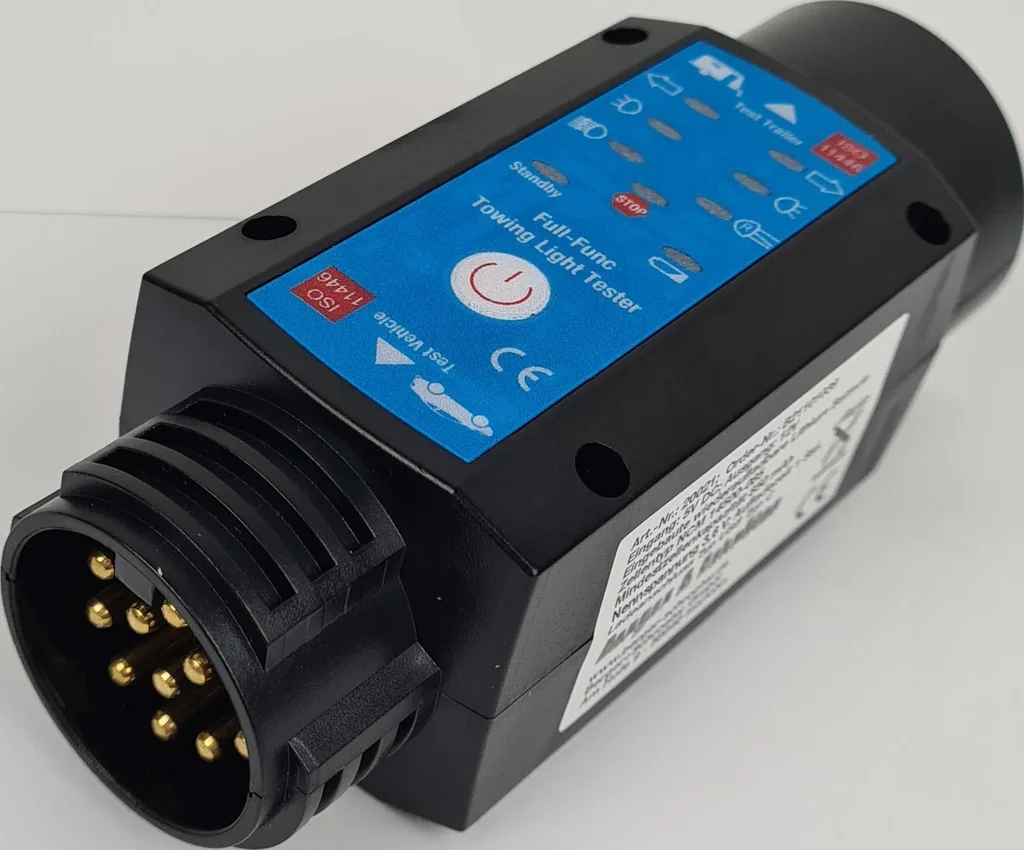 Anhänger-Beleuchtungstester, 13-polig mit Akku