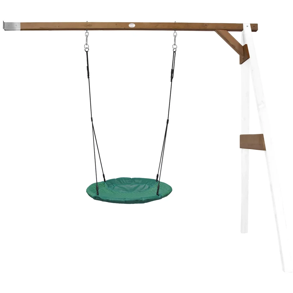 Nest-Anbauschaukel Summer Weiß/braun