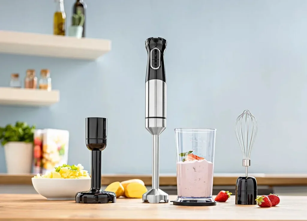 Power Stabmixer - Set, Edelstahl
