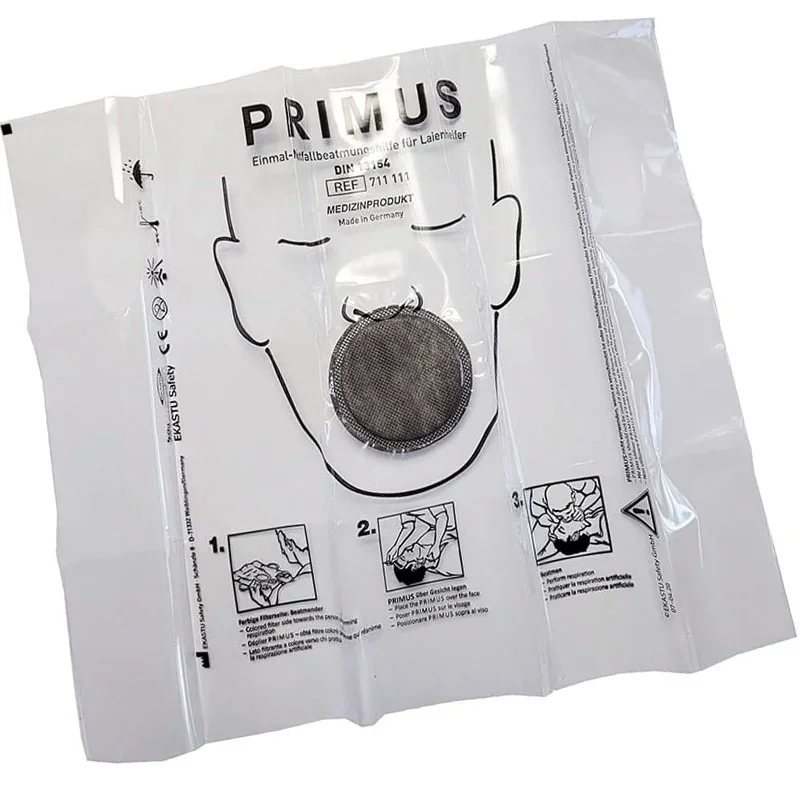 Einmal-Notfallbeatmungshilfe "PRIMUS"