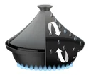Tajine 2-farbig, grau - orientalische Pfanne mit Deckel
