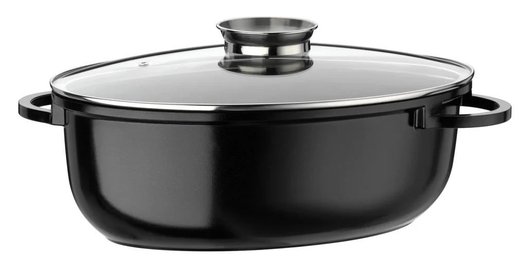 Ovaler Bräter 42 cm Gourmet Ceramica Induktion