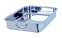 Viereckpfanne 25 cm mit Einsatz
