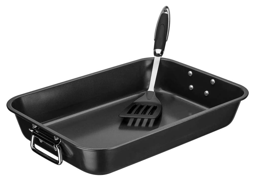 Brat-, Back-, Auflaufform 40 cm mit Pfannenwender