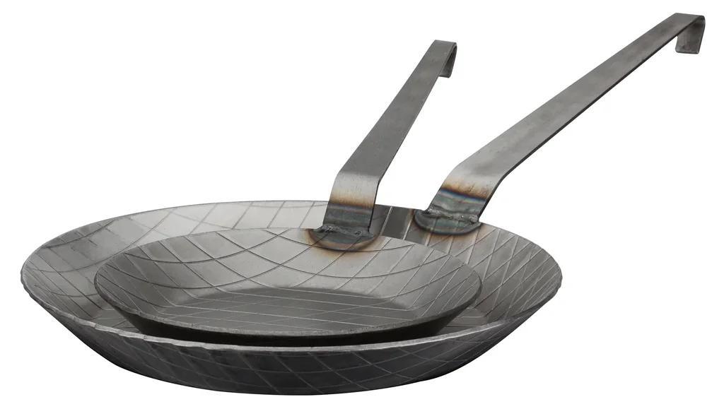 Bratpfannenset 2-tlg (20+28 cm) Eisen geschmiedet